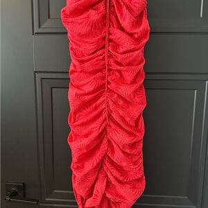 Zara ruched mini dress